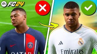 Simulei a Carreira do MBAPPÉ no REAL MADRID!  - EA FC 24 Experimento