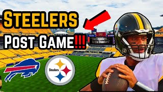 Pittsburgh Steelers POSTGAME Wrap Up! (Preseason Week Two)