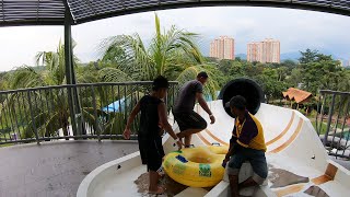 Tube Tunnel Water Slide At A'Famosa Water Theme Park