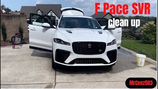 Freshly washed F Pace SVR