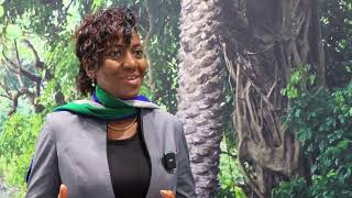 Sierra Leone's  Minister of Tourism Nabeela Tunis highlights the diversity of the Tourism industry