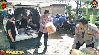 Tim Konselor Trauma Healing Polres Majalengka Berikan Bantuan Sosial Pada Korban Gempa Bumi Cianjur