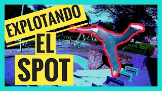 EXPLOTANDO EL SPOT | Parkour and freerunning at PKAMP in Metepec