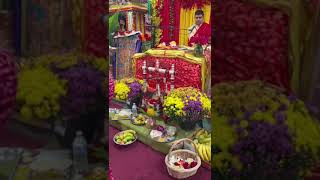 Mandir me hua Bhagvat katha ka program