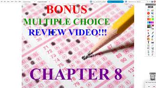 AP Statistics: Chapter 8 - BONUS MULTIPLE CHOICE REVIEW