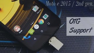 Does the Moto E 2015 / 2nd Gen Support USB OTG Lets Find Out!