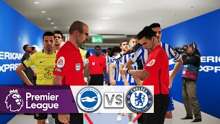 PES 2021 - Brighton vs Chelsea🔥Premier League 2021/22 |  Realism Mod Gameplay ● PEStation