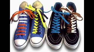 Как завязать шнурки на кроссовках || How to tie your shoelaces ||Лайфхак ч 2.