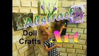 Doll Crafts-  Abstract Art-  PLUS-  Brick Walls