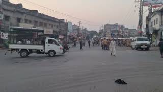 Sialkot "Pul aik Square" Early morning life.❤️