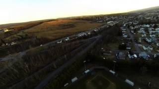 Blade 350 QX w/ GoPro Hero 3 Black Flying Over Condella Park at Sunset