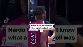 Nardo wick doesn't know what a pick and roll is😂#shorts #nardowick