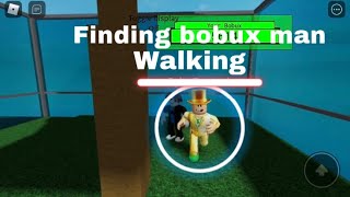 Finding bobux man in roblox