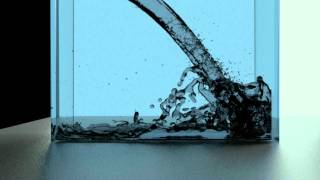 Wasser, Fluid Simulation (Blender 2.63, Cycles)