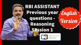 Rbi Assistant/Previous Year Paper/Reasoning Session 1/Tricks to solve puzzle and seating arrangement