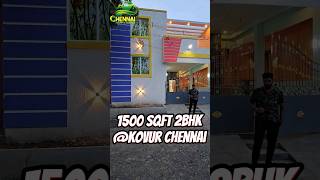 1️⃣crore5️⃣lakhs☎️8220111174☎️90430507932️⃣BHK Individual House For sale in #kovur #chennai #home