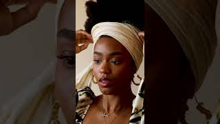 Leave out head wrap look #headwrapping #headwraptutorial