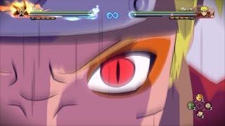 Naruto Shippuden: Ultimate Ninja Storm 4 Naruto Uzumaki Sage Mode Six-Tailed Form Full Moveset