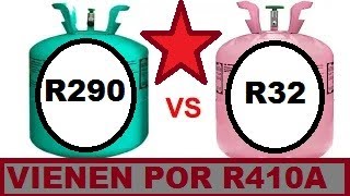 R32 vs R290: ¿Cuál es el mejor sustituto del R410A en aire acondicionado? Comparativa y beneficios