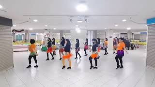 Nadiyon Paar Line Dance - Demo By D'Sisters & Friends LDG #linedance #cjlclan @asbarebare90