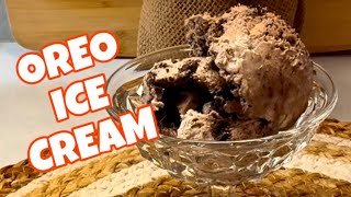 OREO ICE CREAM 🍨/ Homemade #homemade #oreoicecream  #schnackefam