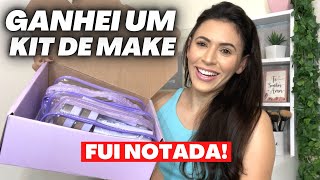 PRIMEIRO *RECEBIDOS* DO CANAL: GANHEI UM KIT DE MAQUIAGEM COMPLETO BAUNY COSMÉTICOS | Make com Lari