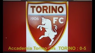 Accademia vs TORINO FC 0-5  POKERISSIMO Le ragazze del Torino Femminile U19 CAMPIONI PROVINCIALI