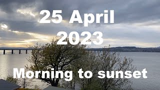 Morning to sunset on 25 April 2023 | 4K | Timelapse