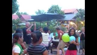 Poolside games with the "Daughters" Cambodia