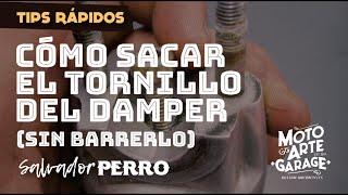 Como sacar el tornillo de la barra (damper) SIN BARRERLO!