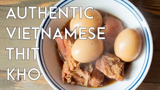 Thit Kho Recipe - Vietnamese Caramelized & Braised Pork with Eggs