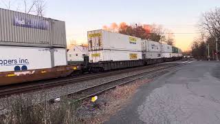 NS 4136 AC44C6M leads NS 23G through Piscataway with a friendly crew