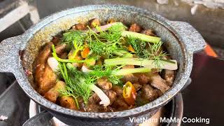 VietNam Mama Cooking / cá suối kho thịt ba chỉ