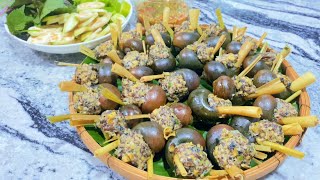 cách làm Ốc Bươu Nhồi Thịt ngon đúng điệu tại nhà  | EDIBLE SNAILS RECIPE