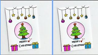 merry Christmas card/christmas card making/christmas card making ideas/christmas card/easy card