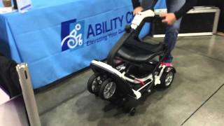 Demonstration of the Pride Mobility Go-Go Folding Scooter