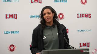 LMU Head Coach Aarika Hughes Post- Game Interview #aarikahughes#ncaaw