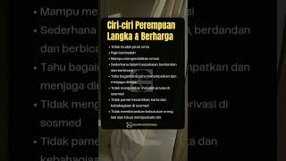 ciri-ciri perempuan langka dan berharga..#shorts #islamicstatus #statuswhatsapp