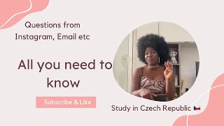 #3 Part1: Study in Czech Republic || Answers to all your questions || IG, Email