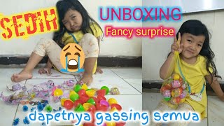 Unboxing Fancy egg surprise - dapetnya ini doank