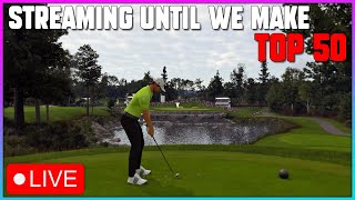 PGA Tour 2k23 🔴 LIVE Ranked Solo's Season 3 | Can We Break Into The Top 50 Again ⛳💰😁