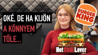 Keczeli Viola - Ez azért elég csípős! | Burger King Hot Chili Lover teszt! #burger #burgerking