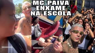 MC PAIVA LEVA OS MENOR PRA ESCOLA  "ALUNOS FAZEM EXAME  NA PORTA DO COLÉGIO"