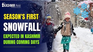 Season's First Snowfall Is Expected In Coming Days, Watch Latest Weather Report.