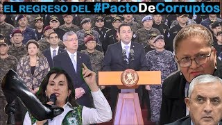 El regreso del #PactoDeCorruptos en Guatemala