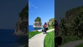 pantai pacitan | sepeda touring #shorts #shortvideo #sepedafederal #pantai #pantaiselatan