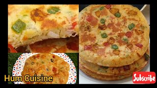 Instant Pizza Recipe| Liquid Dough Pizza | No Knead No Roll & No Wait for Dough Rising