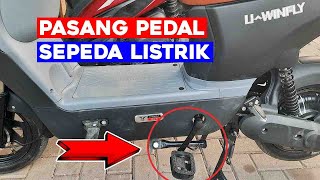 Cara Pasang Pedal Sepeda Listrik Uwinfly