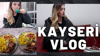 KAYSERİYE GİDİYORUZ | BİR GÜNDE NELER YİYORUM VLOG | FALCI MUHABBETLERİ