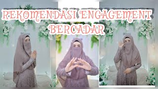 INSPIRASI BAJU ENGAGEMENT BERCADAR | REKOMENDASI BAJU LAMARAN BERCADAR